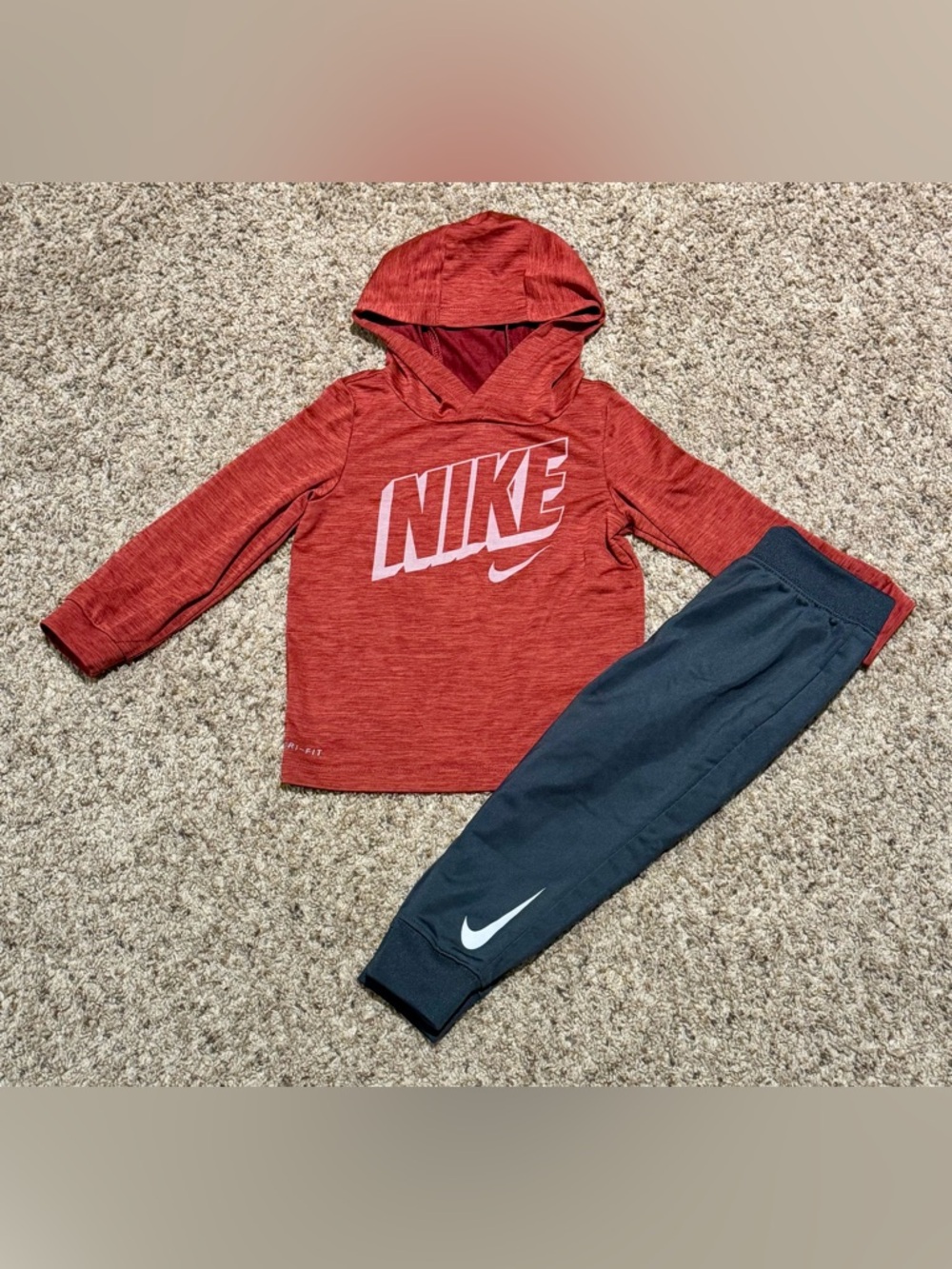 Nike | Kids Dri Fit Hooded Joggers Set | Size 24 month